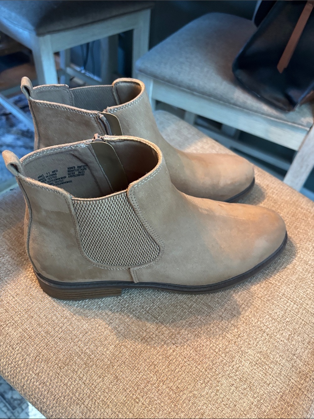 Sonoma Tan Chelsea Ankle Boots